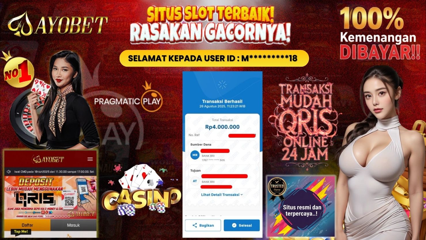 AYOBET JACKPOT PP LIVE CASINO